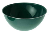 Green Graniteware Stainless Steel Rim Serving Bowl, 9.5