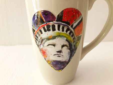 Land That I Love Statue of Liberty Mug, 16 Oz