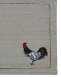 Chicken Coop Rooster Placemats, Set of 4
