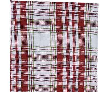 Holiday Kisses Red & Green Plaid Dinner Napkins, Set of 4