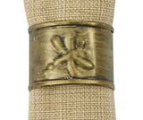 Dragonfly Metal Cuff Napkin Rings, Set of 4
