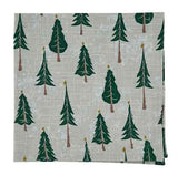 Winter Forest Print Napkins, Set of 4