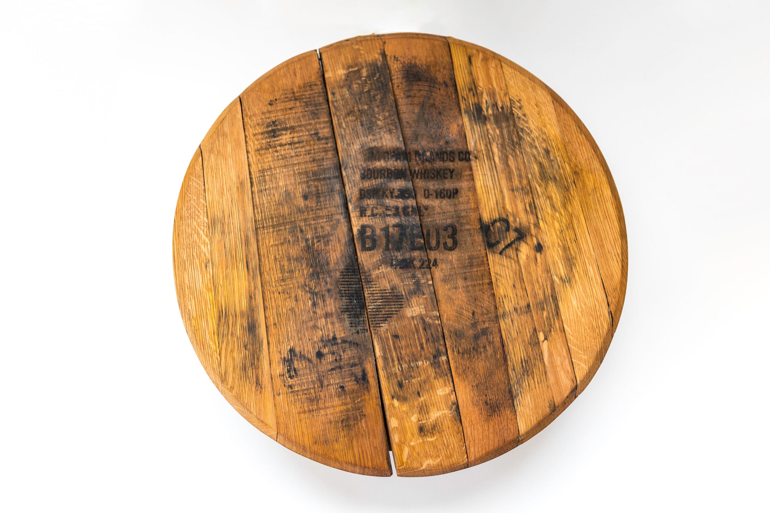 Reclaimed Bourbon Head Serving Table – Stamped