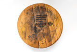 Reclaimed Bourbon Head Wood Table, 18" in Height