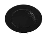 Solid Black Oval Platter