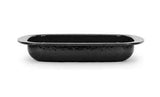 Baking Pan, Solid Black Enamelware
