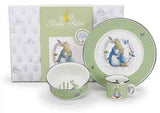 Peter Rabbit Polka Dot 3 Piece Child Dinner Set with Gift Box