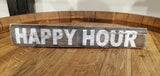 Rustic Reclaimed Wood Bar Office Shelf Sign Decor, 3 Variations