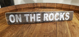 Rustic Reclaimed Wood Bar Office Shelf Sign Decor, 3 Variations