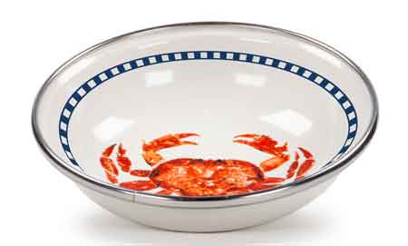 Tasting Dish, 4.25", Crab House Enamelware, Set of 6