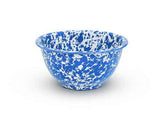 Small Enamelware Bowls, Blue Marble, 14 oz., Set of 4