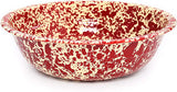 Basin 12" Burgundy on Cream
