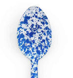 Perforated Serving Spoon, 12", Blue Marble