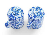 Salt & Pepper Shaker Set, Blue Marble