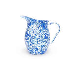 Pitcher, 1.5 Quart, Enamelware, Blue Marble