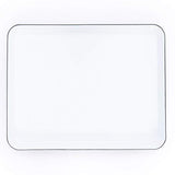 Crow Canyon Jelly Roll Pan or Rectangular Tray, Vintage Style Enamelware, Grey Rim