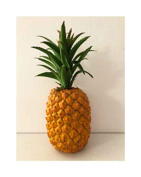 fake pineapple plant Artificial Fake Pineapple 11" Realistic Life Size