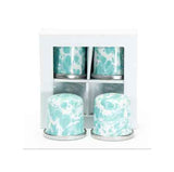 Salt & Pepper Set, Sea Glass Swirl Enamelware