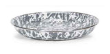 Gray Swirl Pasta Plate, 10", Set of 4