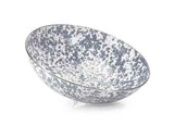 Gray Swirl Enamelware 5 qt. Serving Bowl