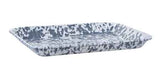 Small Rectangular Tray Baking Sheet, Grey Swirl