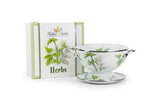 Colander & Drip Plate Gift Set, Herbs