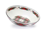 Highland Plaid 5 qt. Enamelware Serving Bowl