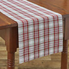 Holiday Kisses Red & Green Plaid 54" Table Runner
