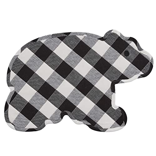 Wicklow Bear Shaped Checked Placemat