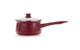 Solid Red Sauce Pan