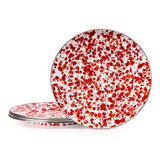 Sunset Swirl Enamelware Dinner Plate, 10.5", Set of 4