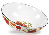 Tomatoes Enamelware 5 qt. Serving Bowl