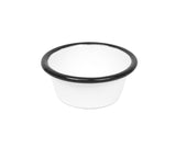 Ramekin or Condiment Dish, Vintage Style with a Black Rim, Set of 4