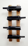 Reclaimed Wood Wine Rack – 4 Bottle Wall Mount