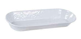 Oval Basket, Solid White