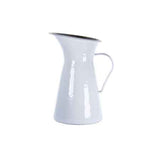 2.25 Quart Enamelware Pitcher, Solid White