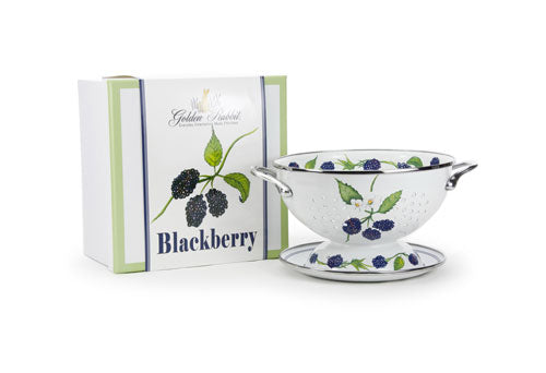 Colander & Drip Plate Gift Set, Blackberry