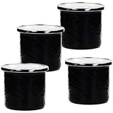 Solid Black Ramekin, Set of 4