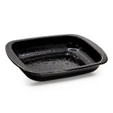 Baking Pan, Solid Black Enamelware