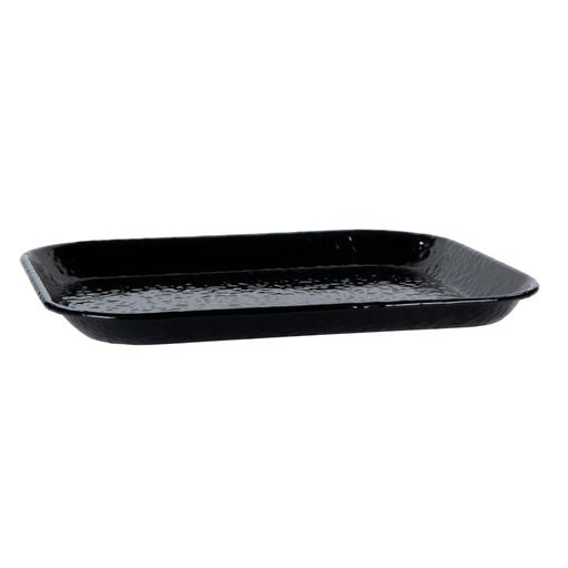 Rectangular Tray Baking Pan Sheet, Solid Black
