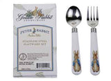 Toddler 2 Piece Fork & Spoon Set, Peter Rabbit