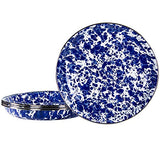 Cobalt Blue Swirl Pasta Plate, 10", Set of 4