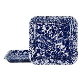 Cobalt Blue Swirl Square Baking Sheet, 10.5"