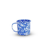 Crow Canyon Blue Marble Enamelware Mug, 16 oz., Set of 4