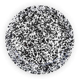 Pasta Plate 10.5" Enamelware Black Marble, Set of 4
