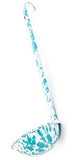 Serving Ladle, 12", Turquoise Marble