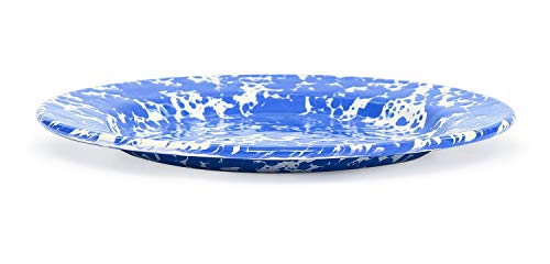 Sandwich or Salad Plate,  8.5", Blue Marble, Set of 4