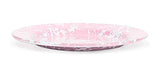 Sandwich or Salad Plate 8.5", Pink Marble, Set of 4