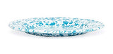 Sandwich or Salad Plate, 8.5", Turquoise Marble, Set of 4