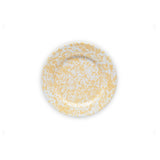 Sandwich or Salad Plate,  8.5", Yellow Marble, Set of 4